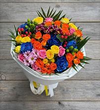 Букет цветов из:  Розы и Хризантемы в Хатукае