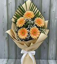 Букет цветов из:  Герберы #REPLACE_PRED# Хатукае