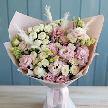 Букет цветов из:  Альстромерии и Розы #REPLACE_PRED# Хатукае