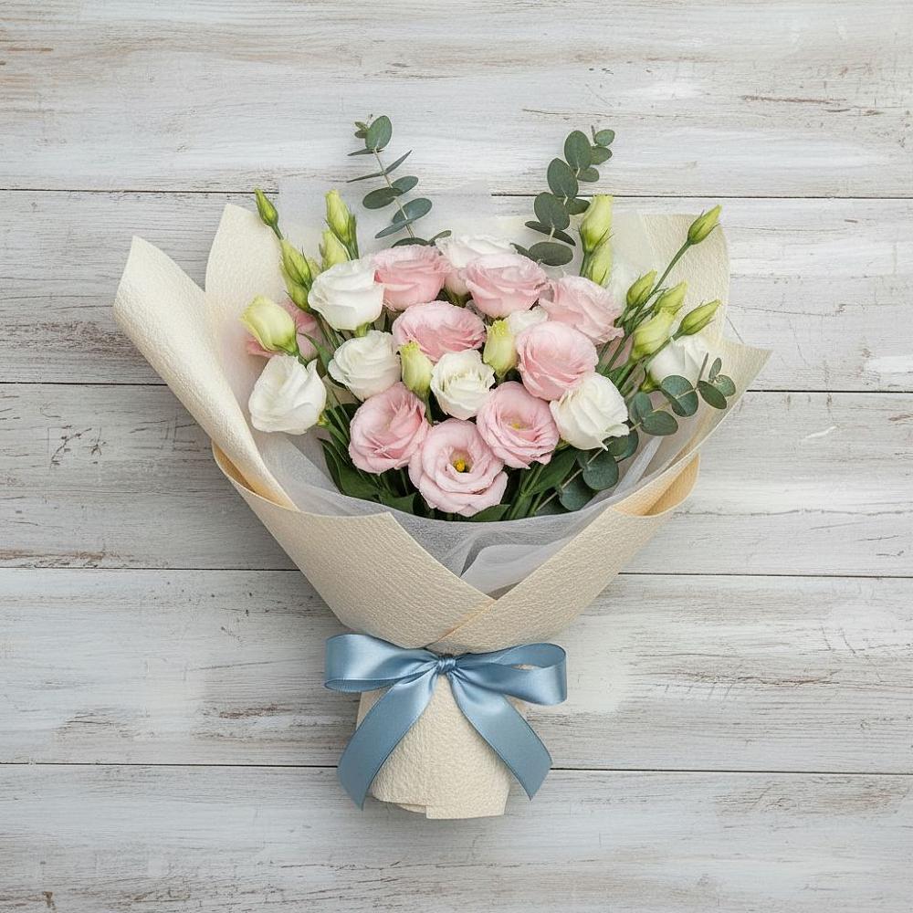 Букет цветов из: Лизиантусы в Хатукае